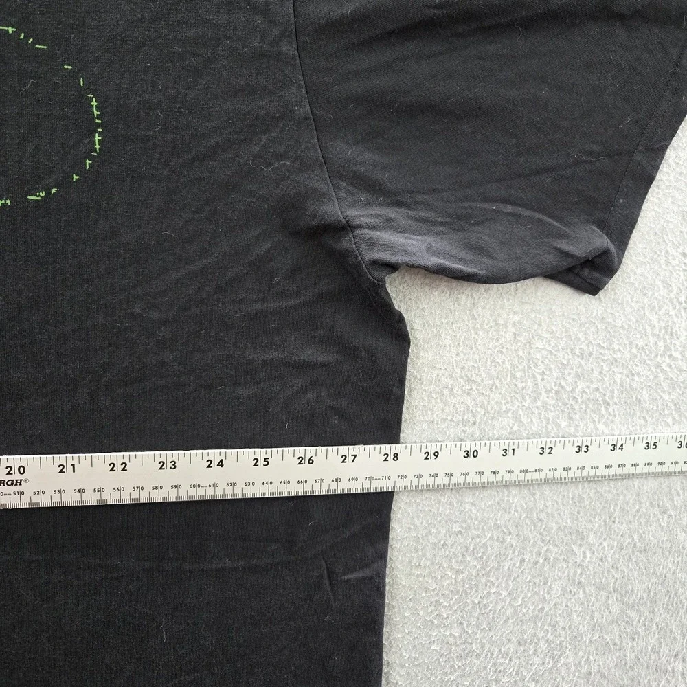 Polarwear Men Shirt 4X Black Graphic Abstract Diagram Short Sleeve Logo